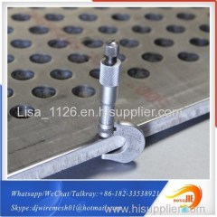 with fine price PVC coated perforated metal mesh punching hole sheet