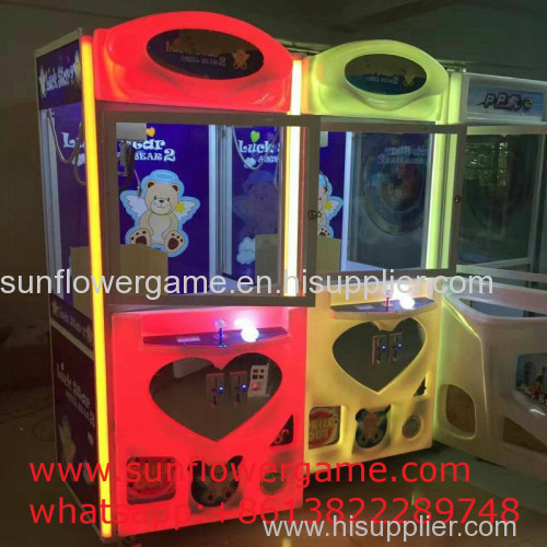 Excellent high quality toy crane claw machine for sale malaysia arcade coin operated prize vending kids toy claw crane g