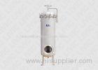 Water Treatment Systems Basket Filter Housing With 50 - 8000micron Filtration Rating