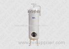 Water Treatment Systems Basket Filter Housing With 50 - 8000micron Filtration Rating