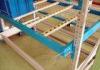 Powder Coating Carton Pallet Flow Rack Aluminum Alloy Flow Rails With Plastic Rollers