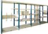 Medium Duty Long Span Shelving Boltless Storage Rack For Boxes / Cartons / Bins Storage