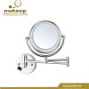 MU6A-WL(L) Wall Mounted Round Lighted Modern Style Makeup Mirror