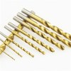TiN Coated HSS Straight Shank Twisted Drill Bits