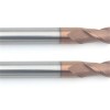 2 Flute Nano Copper Ball Nose End Mills For 60HRC