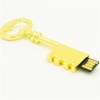 Golden Fashionable Key USB Flash Drives