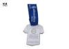 White T - Shirt Die Cast Medals For Childrens Soft Enamel Fill Custom Metal Awards