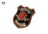 Soft Enamel Brass Lapel Pin Badges Silver Color Coating 20g Weight