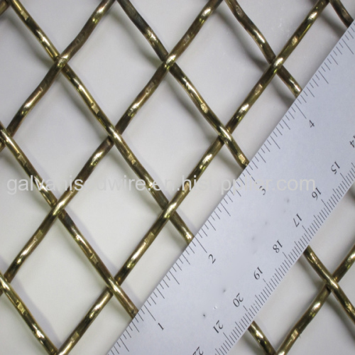 Brass crimped wire mesh (best quality manufacture