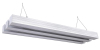 suspended aluminum light with three linear light pandent light