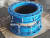 Ductile iron flange adapter and coupling