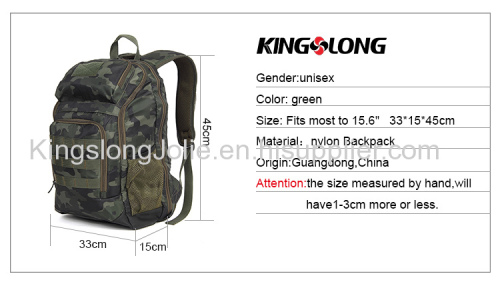 Outdoor Waterproof Nylon Camo Backpack