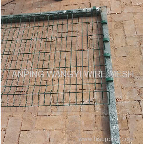 High quality popular galvanized then coated railing fencing 