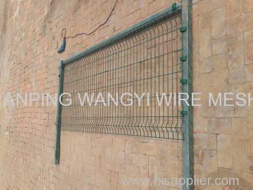 High quality popular galvanized then coated railing fencing