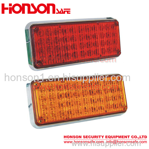 Rectangle LED Emergency Vehicle Grille Surface Mount Lighthead Warning Light