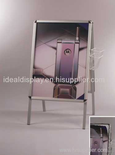A-frame poster stand Aluminum snap frame advertisement board