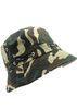 Cotton Camouflage Sun Visor Cap Boys Personalized Bucket Hats One Size