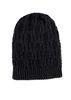 Outdoor Black Plaid Winter Knit Caps Braided Fitted Free Size For Boys