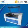 laser engraving and cutting machine with adjustable up-down table and rotary