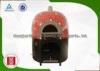 Residential / Industrial Italy Pizza Oven Round With Natural Lava Rock Base Plate