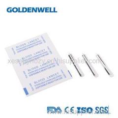 Medical Sterile Stainless Steel Blood Lancet