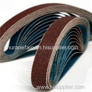 Red Aluminum Oxide Abrasive Sanding Belts For Metal Grinding And Polishing