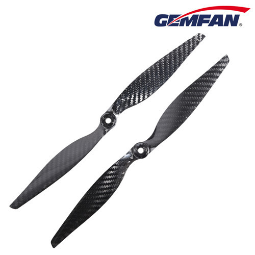 12x6 inch Carbon Fiber Black Propeller with 2 blades for rc model air plane