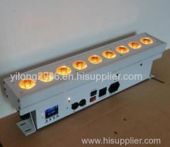 DJ battery 9X15W RGBWA+UV 6in1 led wall washer/cheap led wash bar/dmx wireless uplighting