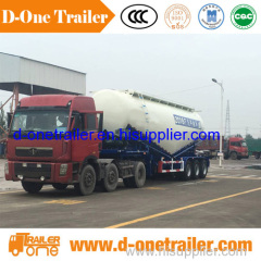 2016 New product 3 axles multi-capacity cbm bulk cement tank semi trailer