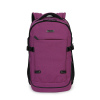 Purple Linen Unique School Girls Fancy Laptop Backpack Bags