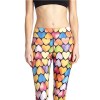 Colorful Heart Digital Printing Capris