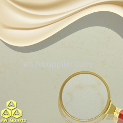 Beige I-High End Beige color Quartz Stone Slab for Countertop