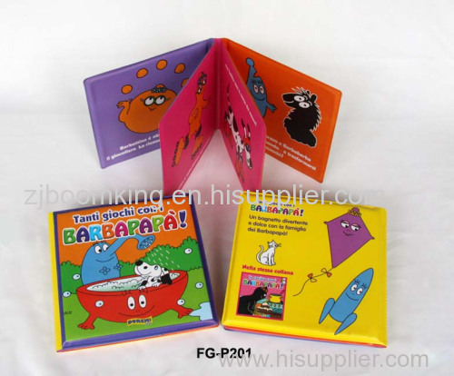 Popular plastic baby bath book