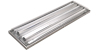 sheet steel cleanroom light fixture with stainless steel frame