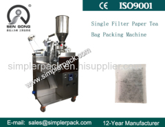 Automatic Single Filter Paper Bag Granule Tea Packaging Machine