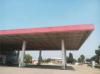 prefabricated space frame gas station structure