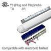 Commercial Interior T8 SMD 4 Feet LED Tube Light 19 Watt With 6000k Cool White