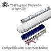 19W T8 SMD 4ft Led Fluorescent Tube Lights 2280lm With Electronic Ballast