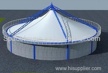 High quality membrane structure sludge or biogas shed