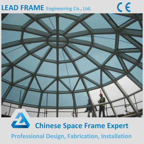Galvanized Space Frame Glass Dome Roof