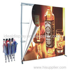 Velcro pop up display stand