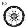 High Profile Forged Racing Alloy Wheels 20 Inch / Black Chrome Wheels For Vehicle