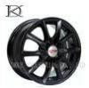 Hyper Black Aluminum TE37 Style Wheels 24&quot; Replica Wheels Four Holes