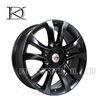 Replica BBS Black 4X4 Wheels Rims / 17 Inch Alloy Rims 5 Hole 7.5 Width