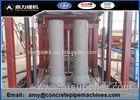 Double Position Concrete Pipe Making Machine 6-10/Hour Production Capacity