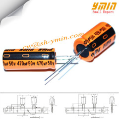 50V 470uF 12.5x20mm Capacitors LKG Series 105C 8000 ~ 12000 Hours Radial Aluminium Electrolytic Capacitors for LED Light