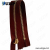 closed end metal zipper