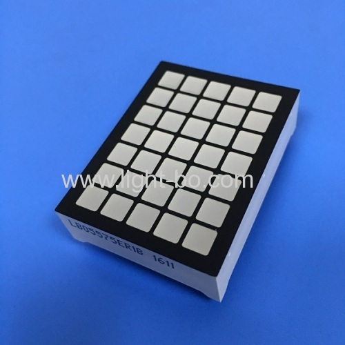 super Red 5mm 5 x 7 square dot matrix led display for lift position indicator