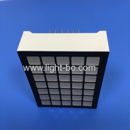 Ultra Red 5 x 7 square dot matrix led display for elevator position indicator