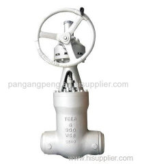 Welding high pressure power station gate valve